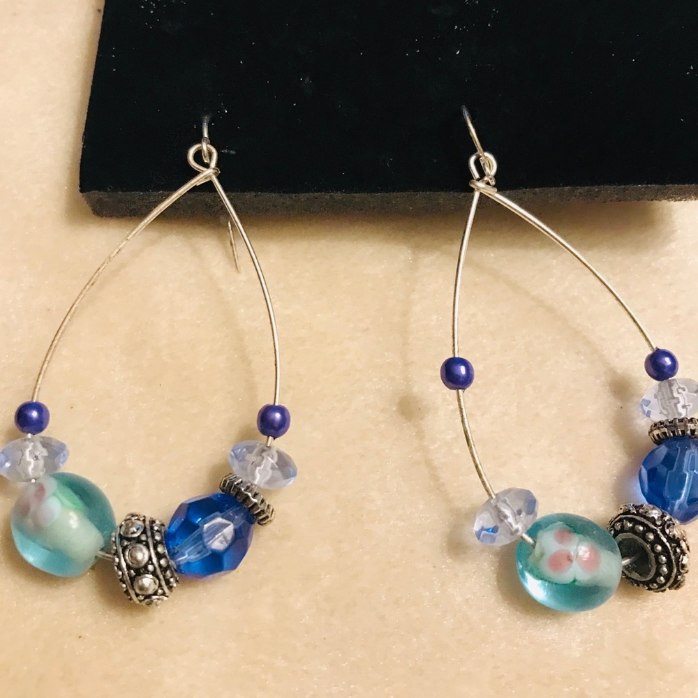 Turquoise and Silver Earrings